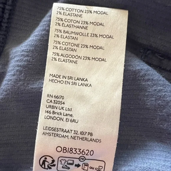 💎Anthropologie Maeve Corduroy Blue Jumpsuit with Belt - Picture 6 of 6